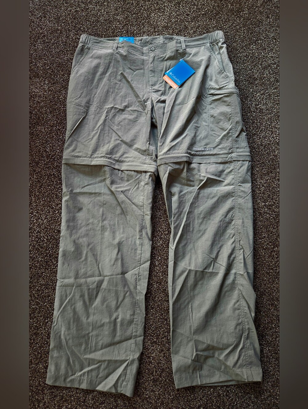 Columbia XL Women's Convertible Pants to Shorts PFG Aruba Sage Green NWT $55
